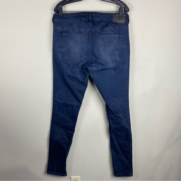 PacSun: Men's Active Stretch Skinny Dark Wash Denim Jeans Full Length Size 32X34 - Picture 2 of 6